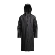 Urban Waterdichte Hooded Rits Parka Stutterheim , Black , Heren