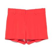 Casual Denim Shorts met Zakken Ermanno Scervino , Red , Dames