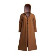 Lichtgewicht Matte Rits Regenjas Stutterheim , Brown , Dames