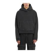 Zwart Heavy Hooded Sweater Entire Studios , Black , Heren