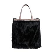 Faux Fur Tote Bag Stutterheim , Black , Dames