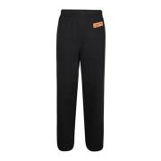 Logo Patch Katoenen Sweatpants Heron Preston , Black , Heren