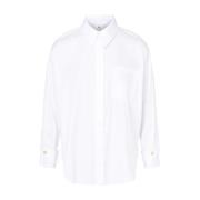 Witte Blouse EF Model Elisabetta Franchi , White , Dames