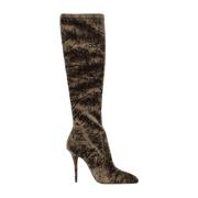 Velvet Talia Laarzen Saint Laurent , Brown , Dames