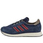 Vintage Glenbuck Navy Burgundy Sneakers Adidas , Blue , Heren