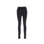 Logo Leggings met 5 Zakken Ontwerp Balenciaga , Black , Dames