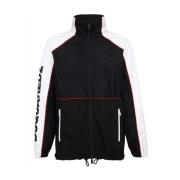 Bomber Combo Jack met Trekkoord Taille Dsquared2 , Black , Heren