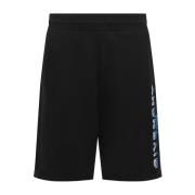 Logo Track Shorts voor Mannen Givenchy , Black , Heren