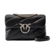 Handtas en schoudertas in zwart Pinko , Black , Dames