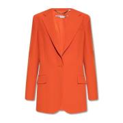 Wollen Blazer met Zakken Stella McCartney , Orange , Dames