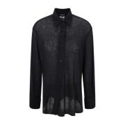 Kasjmier Overhemd met Knoopsluiting Tom Ford , Black , Dames