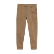 Beige Broek met Verborgen Voorknoop PT Torino , Beige , Heren