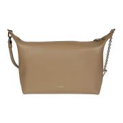 Mini Crossbody Hobo Tas Furla , Beige , Dames