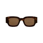 Zonnebril met schildpadeffect en vierkant montuur Ami Paris , Brown , ...