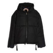 Korte Oversized Donsjas in Nero N21 , Black , Dames