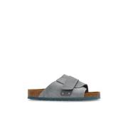 Kyoto Slides Birkenstock , Gray , Heren