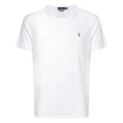 Geborduurde Slim Fit Katoenen T-shirt Polo Ralph Lauren , White , Here...