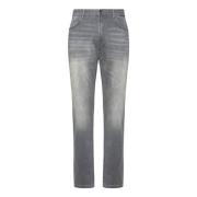 Grijs Denim 5 Zakken Boggi Milano , Gray , Heren