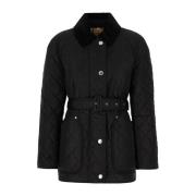 Stijlvolle Jassen voor Mannen en Vrouwen Burberry , Black , Dames