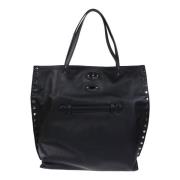 Beige Leren Winkel Tas Twist Lock Zanellato , Black , Dames