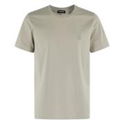 Jersey Logo Print T-shirt Dondup , Green , Heren