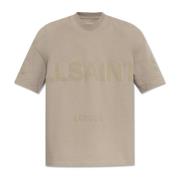 ‘Biggy’ T-shirt in ‘oversize’ stijl AllSaints , Beige , Heren