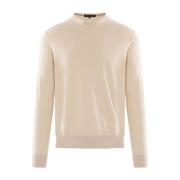 Winter Sand Katoenen Trui Loro Piana , White , Heren