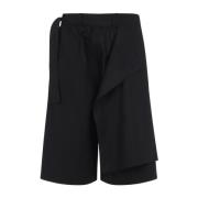 Zwarte Handdoek Shorts voor Stijlvolle Look Craig Green , Black , Here...