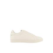 Witte Veterschoenen van Koeienhuid Emporio Armani , White , Heren