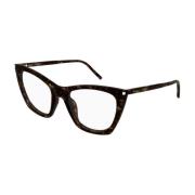 Dun Optisch Kate Zonnebril Saint Laurent , Brown , Unisex