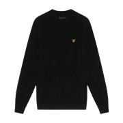 Zwart Langemouw Gebreid Lyle & Scott , Black , Heren