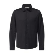 Zijden Overshirt Klassieke Shirt Stijl Maurizio Baldassari , Black , H...