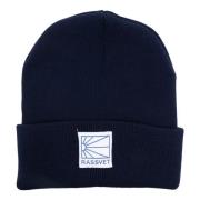 Logo Tag Beanie Muts Rassvet , Blue , Heren