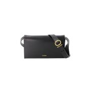 Leather shoulder-bags Jil Sander , Black , Dames