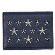 Pre-owned Leather wallets Jimmy Choo Pre-owned , Blue , Dames