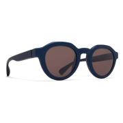 Roestvrijstalen zonnebril met UV-bescherming Mykita , Blue , Heren