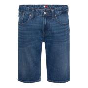 Geregenereerde Katoenen Bermuda Shorts Tommy Jeans , Blue , Heren