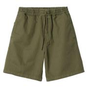 Groene katoenen Bermuda shorts met logo Carhartt Wip , Green , Heren