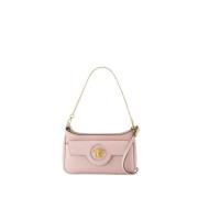 Roze leren Crossbody tas Versace , Pink , Dames