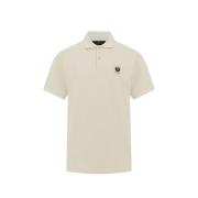 Steen Beige Polo Shirt Klassieke Stijl Belstaff , Beige , Heren