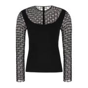 Stijlvolle Top voor Modieuze Liefhebbers Givenchy , Black , Dames