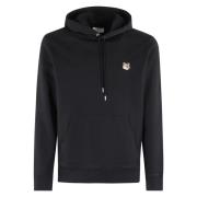 Vos Hoofd Patch Hoodie Maison Kitsuné , Black , Heren