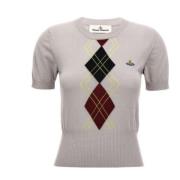 Argyle Top in Duif Grijs Vivienne Westwood , Gray , Dames