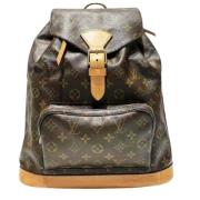 Pre-owned Canvas backpacks Louis Vuitton Vintage , Brown , Dames