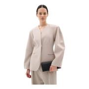 Moderne Blazer Jas Steen InWear , Beige , Dames