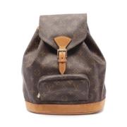 Pre-owned Canvas backpacks Louis Vuitton Vintage , Brown , Dames