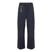 Navy Katoenen Twill Trekkoordbroek Darkpark , Blue , Heren