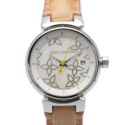 Pre-owned Metal watches Louis Vuitton Vintage , White , Dames