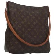 Pre-owned Canvas louis-vuitton-bags Louis Vuitton Vintage , Brown , Da...