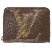 Pre-owned Canvas wallets Louis Vuitton Vintage , Brown , Dames